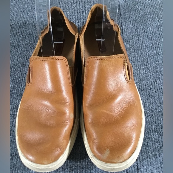 Olukai brown leather casual shoes ladies size 7 - Picture 3 of 8